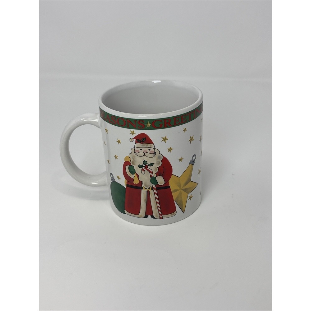 Signature Housewares Christmas Mug Santa Ornament Limited Edition 1994 8oz
